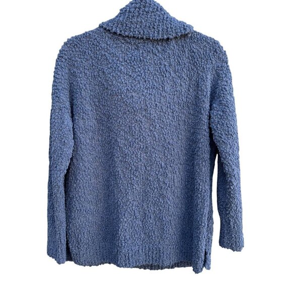 Pink Republic Womens Blue Chunky Knit Cowl Neck Lightweight Knit Sweater XL - Picture 7 of 10